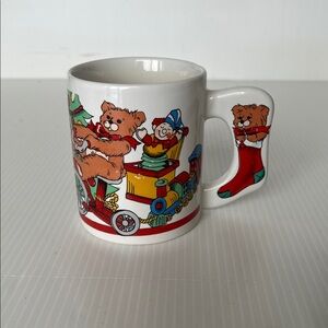 Vintage  Christmas Holiday Ceramic Mug